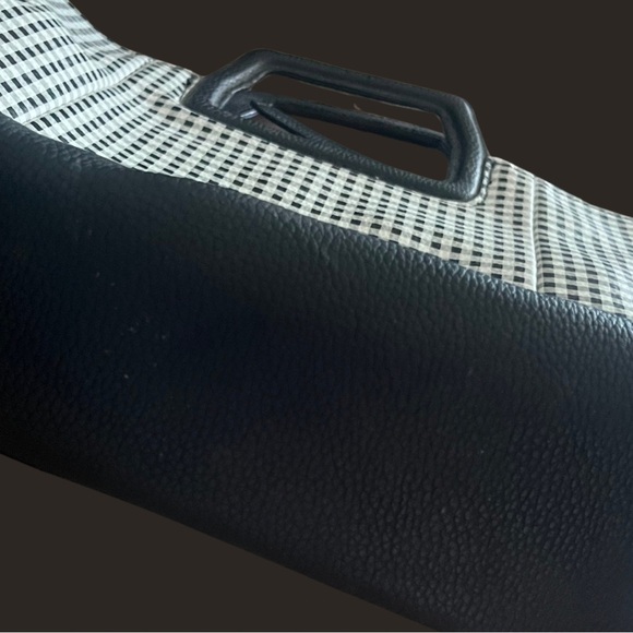 Foley + Corinna Gingham Canvas & Leather Tote Bag - Picture 6 of 6